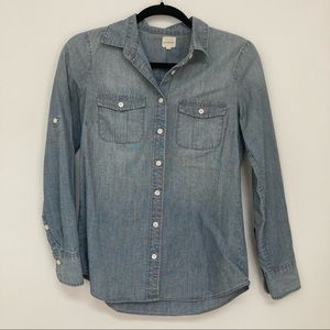 Jcrew chambray shirt